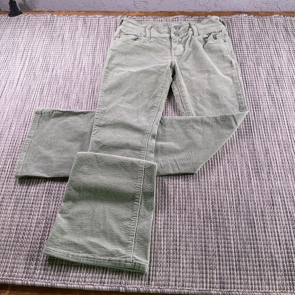 PacSun Light Green Corduroy Low Rise Bootcut Pants Size 25 860SP231351